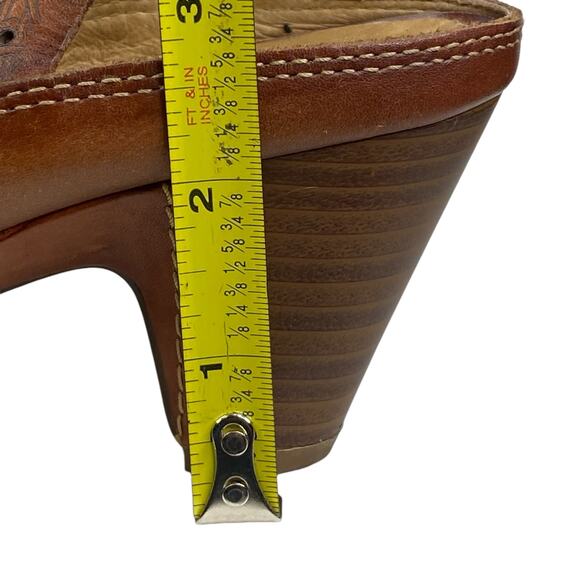 Pikolinos Women's Java Brown Leather Slingback Sandal Size 40 US 9.5/10 - Picture 12 of 13